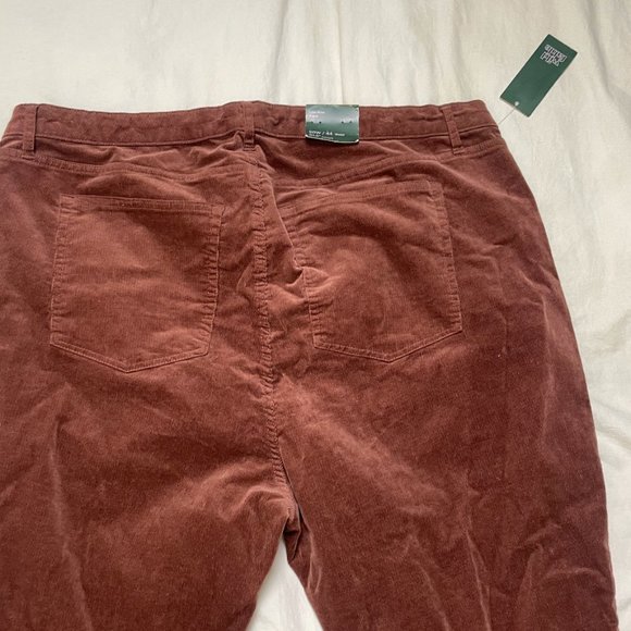 ⭐️ Corduroy Wide Leg Hipster Hippie Art Chic Glam Country Rock Flare Artsy Pants - Picture 6 of 6